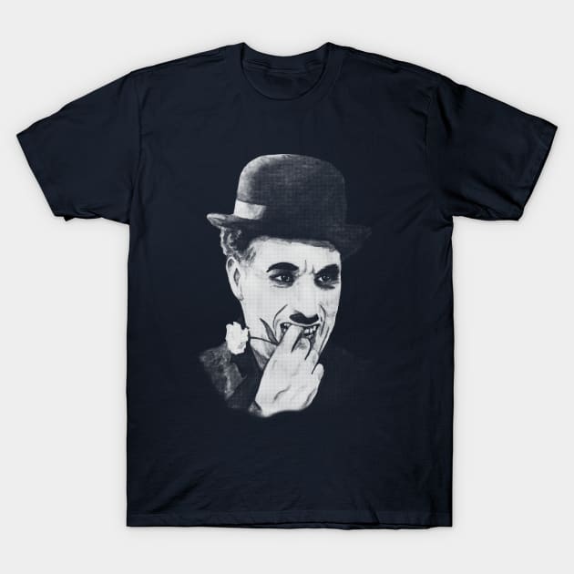 Chaplin watercolor T-Shirt by rakelittle